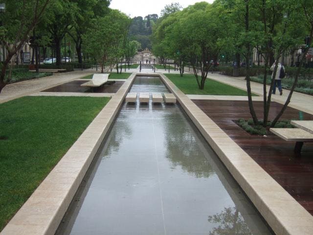 Du Grès des Pyrénées sous l'eau