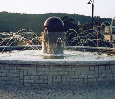 Fontaine Boule Flottante en Granit